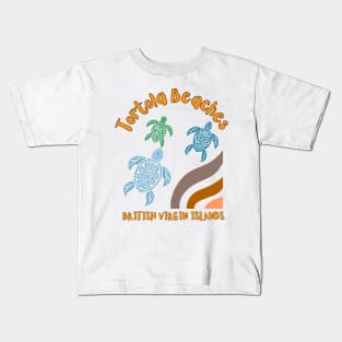 Tortola beaches British Virgin Islands Kids T-Shirt